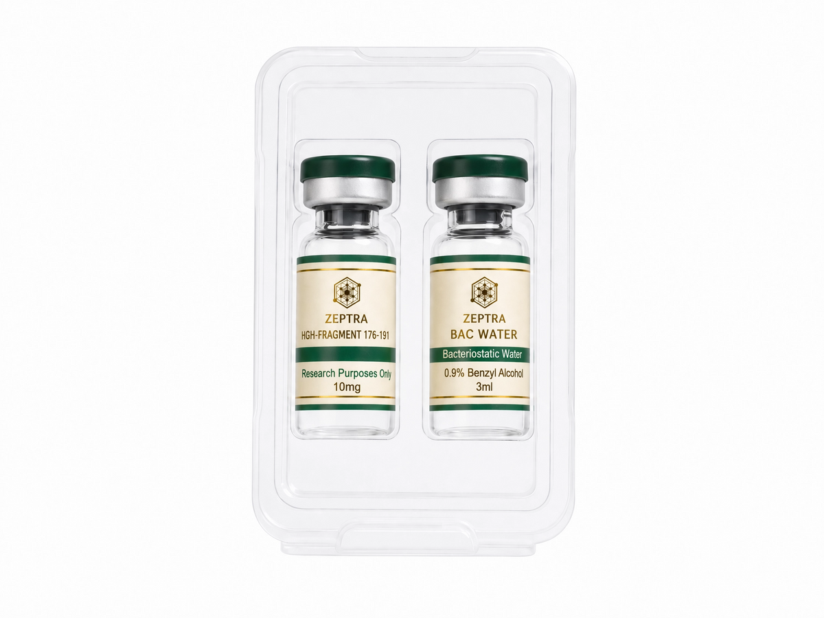 HGH-FRAGMENT 176-191 10mg + AGUA BACTERIOSTÁTICA - ZEPTRA