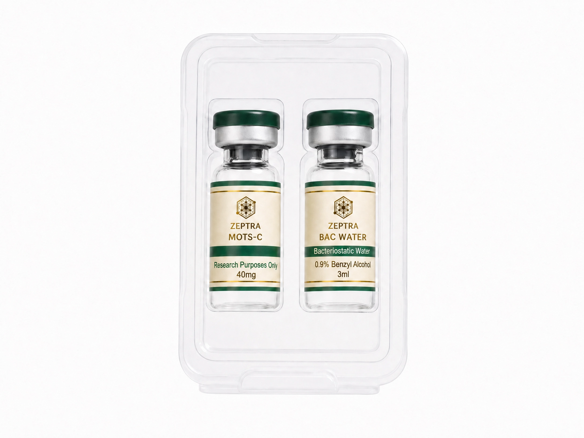 MOTS-C 40mg + AGUA BACTERIOSTÁTICA - ZEPTRA