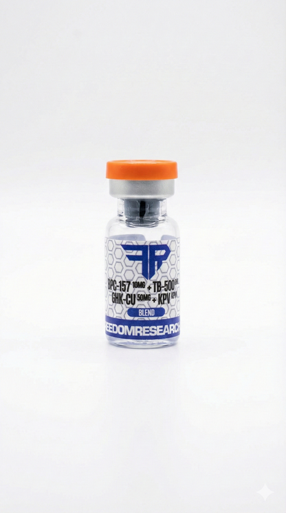 KLOW PEPTIDE (BPC 157 10MG + TB 500 10MG + GHK-CU 50MG + KPV 10MG) + ACOMPANHA ÁGUA BAC