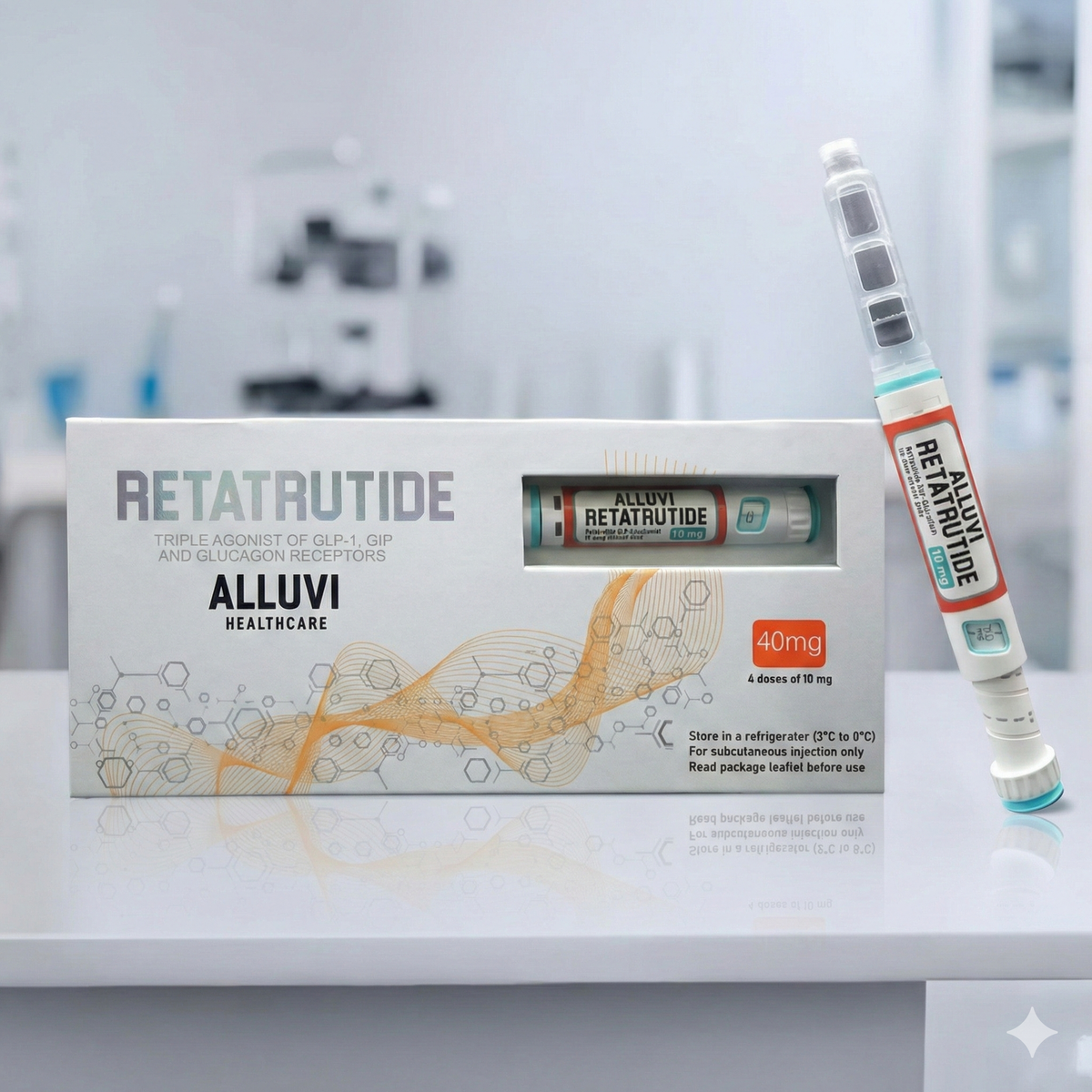 RETATRUTIDE 40MG CANETA - ALLUVI - FULL