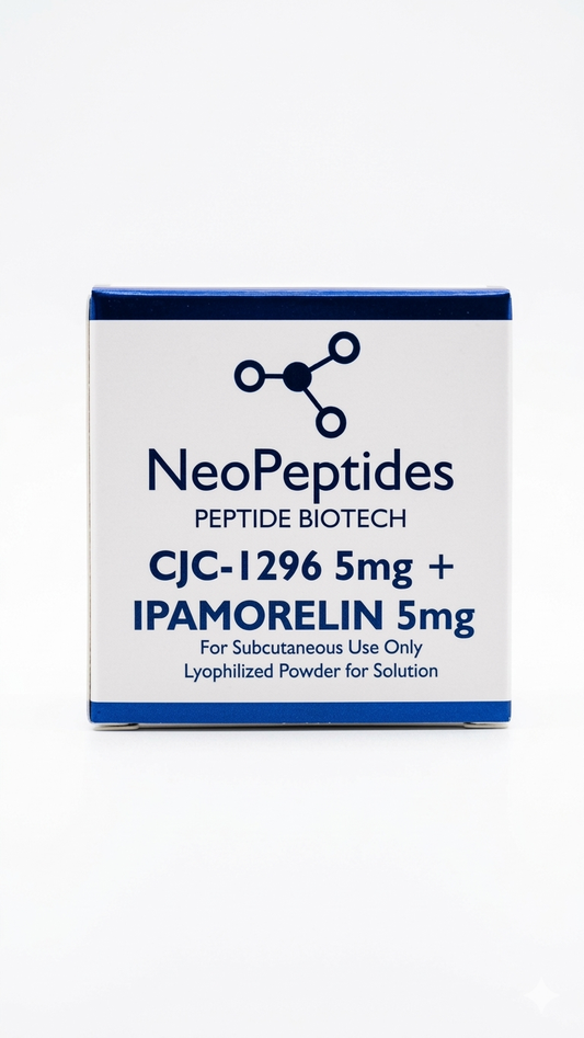 CJC-1295 5mg + IPAMORELIN 5mg - NeoPeptides - FULL