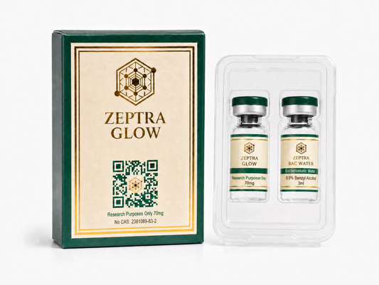 GLOW 70mg + AGUA BACTERIOSTÁTICA - ZEPTRA