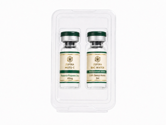 MOTS-C 40mg + AGUA BACTERIOSTÁTICA - ZEPTRA